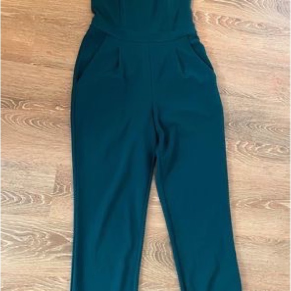 Green strapless jumpsuit from Express - Picture 4 of 4